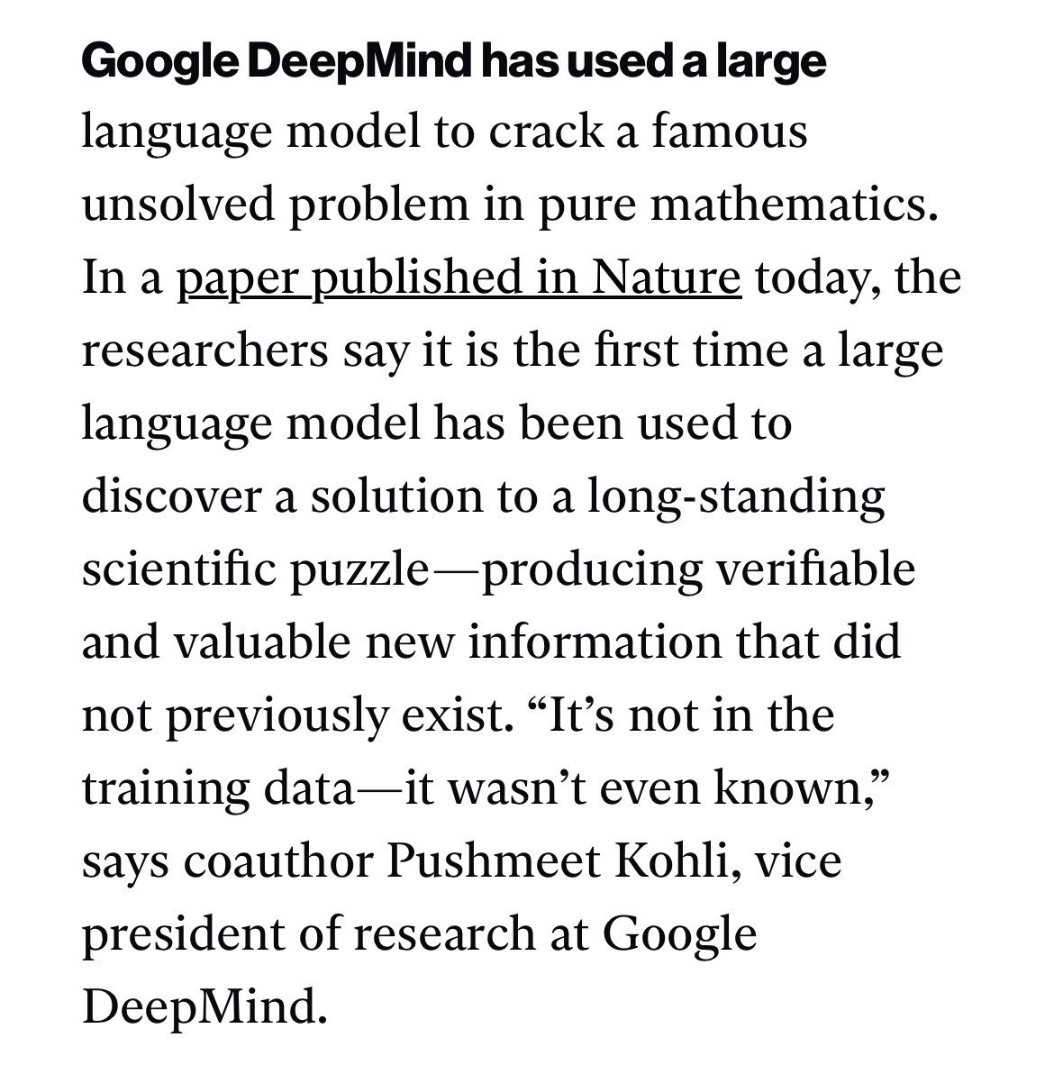 Am I hallucinating that a year ago this thing couldn't do basic addition?