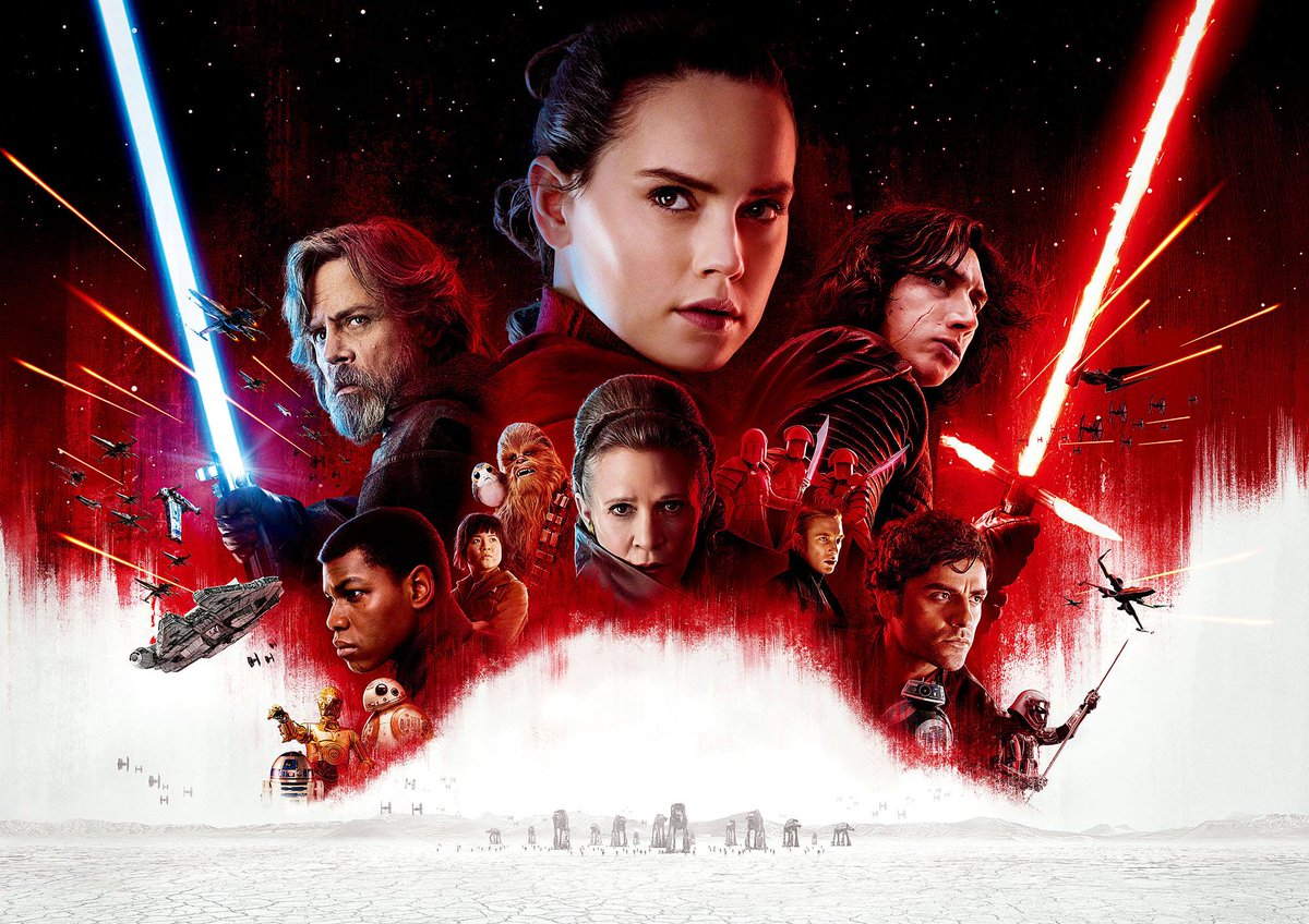 bbstarwars's tweet photo. Star Wars: The Last Jedi - December 15, 2017

My favorite movie in the Sequel Trilogy, and the best @starwars movie ever made. @rianjohnson made a masterpiece. #TheLastJedi is more than just a movie, it's art. https://t.co/pVnhsGmwRa