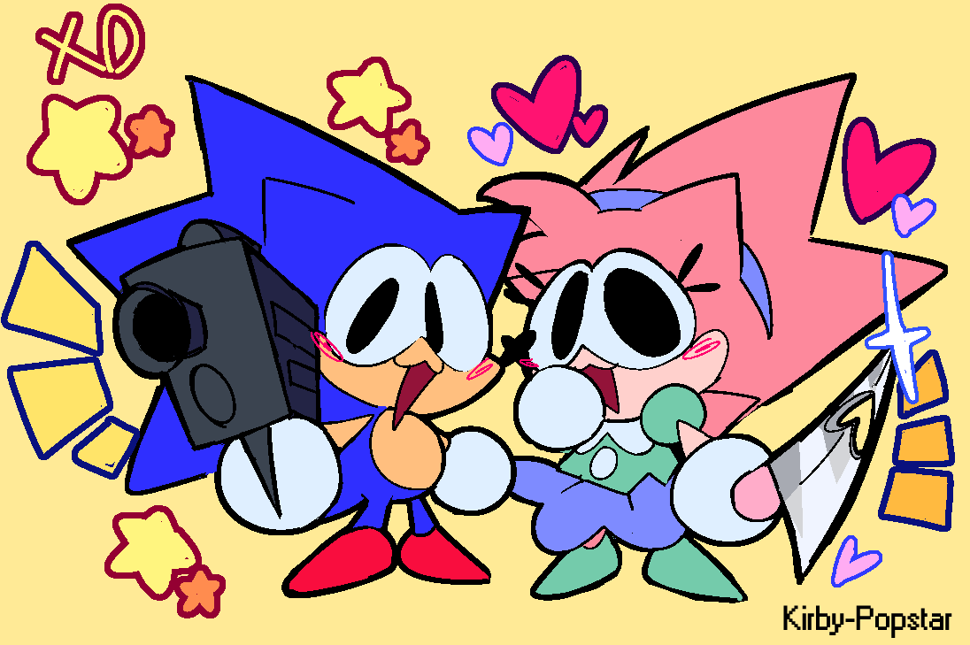 「Sonk and Emi :D 」|Kirby-Popstarのイラスト