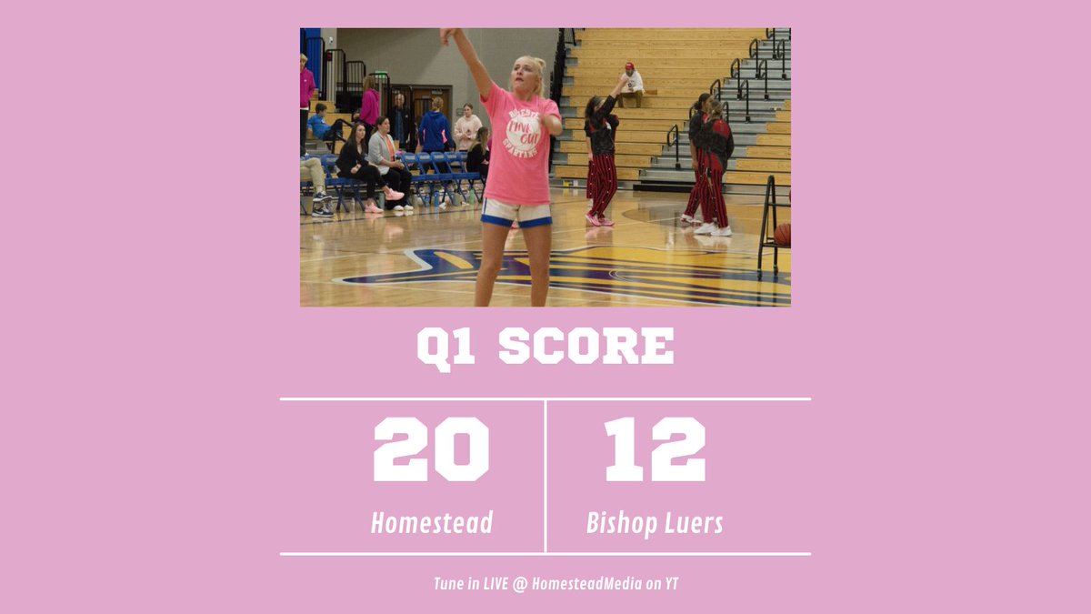 Q1 is over and Homestead leads 20-12!
Make sure to TUNE IN @ HomesteadMedia on YT!