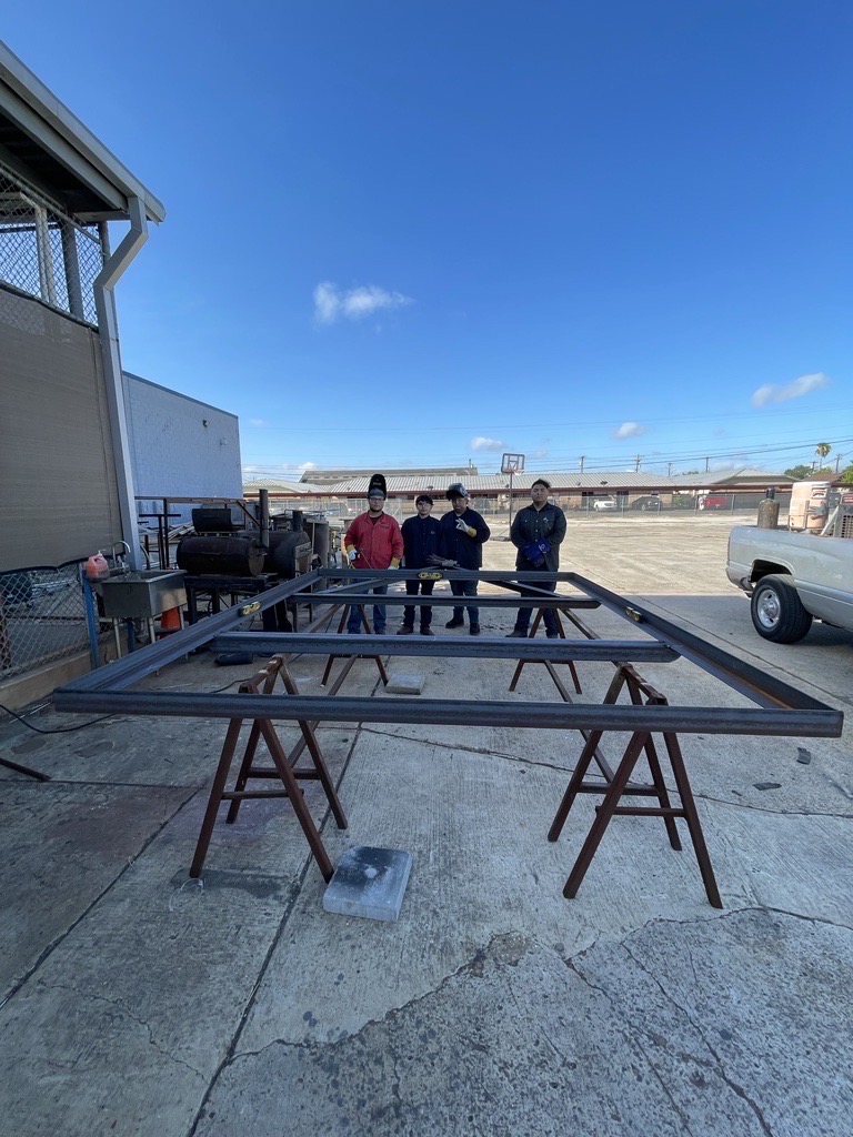 In support of the TDA Farm Fresh initiative, our PSJA Ballew  Dual Credit Welding students have been working hard, gaining hands-on experiences by welding a trailer that will transport our first PSJA Child Nutrition Mobile Kitchen! 🍓🫐🍉🥦🥕

Stay tuned for more updates!