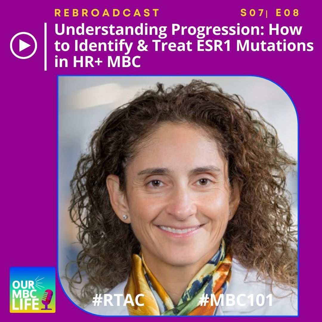 In this podcast, Dr. Virginia Kaklamani discusses ESR1 mutations, treatments and some developments in research for HR+ MBC.
🎧  Listen (all channels) or 🔗 buff.ly/3GLib7y
#ESR1 #SERDS #EstrogenReceptor
