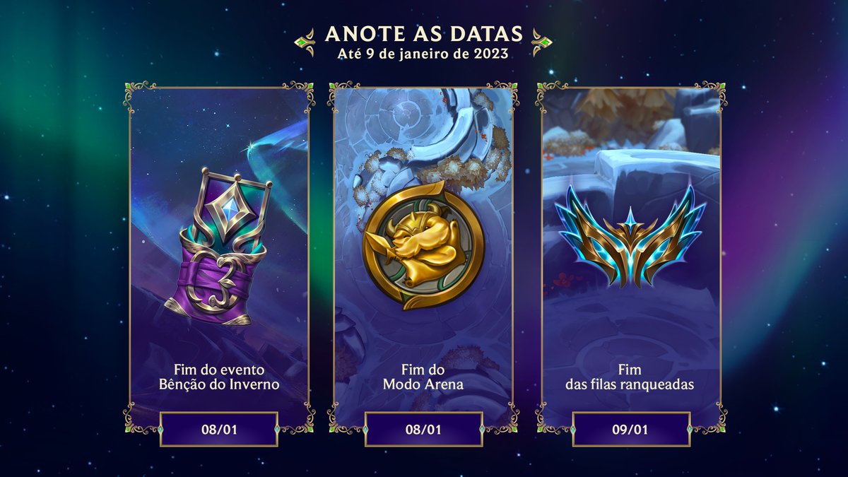 League of Legends Brasil on X: Restam apenas 25 dias para o fim