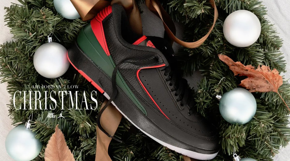 snkr_twitr's tweet image. AD: Jordan Retro 2 Low 'Christmas' drops tomorrow at 7am PT/10am ET

DT sovrn.co/cyezkvy
Nike howl.me/ck8R0MomHvt
SHK sovrn.co/12pz46i
SNK sovrn.co/xja8j4l
SP sovrn.co/uuuxj17
SU sovrn.co/1foy4k7

Ssense live howl.me/cldxcj9nXMQ