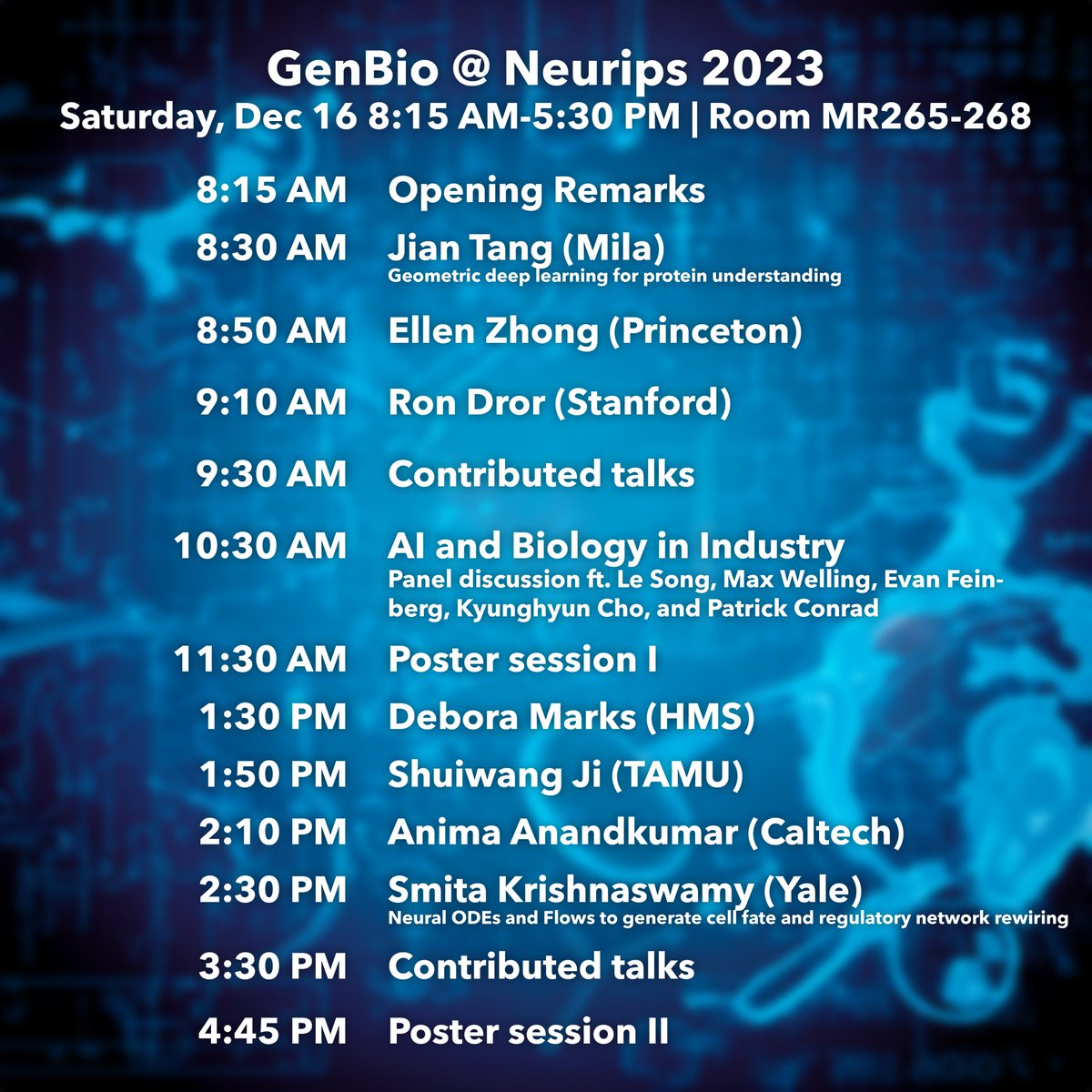 Hope to see you all tomorrow! #NeurIPS2023