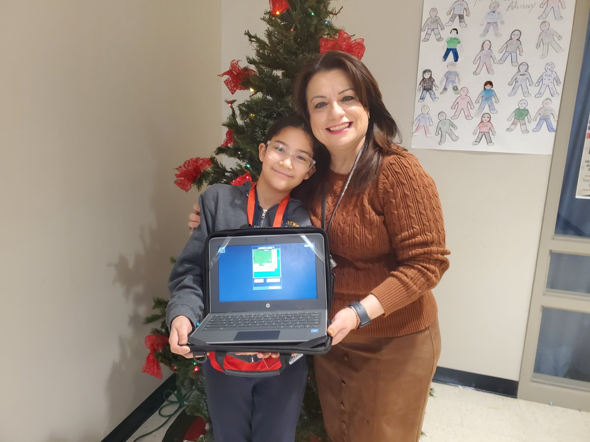 .@EMS_Raiders hosted an Hour of Code event starting Dec. 4th to broaden participation in Computer Science. Our Raiders coded a game using Minecraft Designer. 🎮Play a student-completed game with us! bit.ly/473Ufqq #RiseUpExperience #RaidersRiseUp #HourofCode