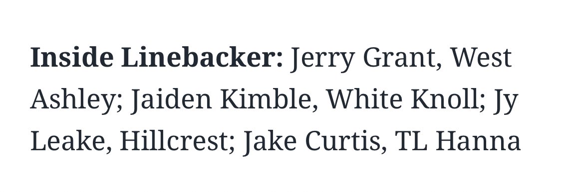 Blessed to be named All State‼️
<a href="/CoachGarrettH/">Garrett Hochstetler</a> <a href="/CoachJasonTone/">Coach Tone</a>