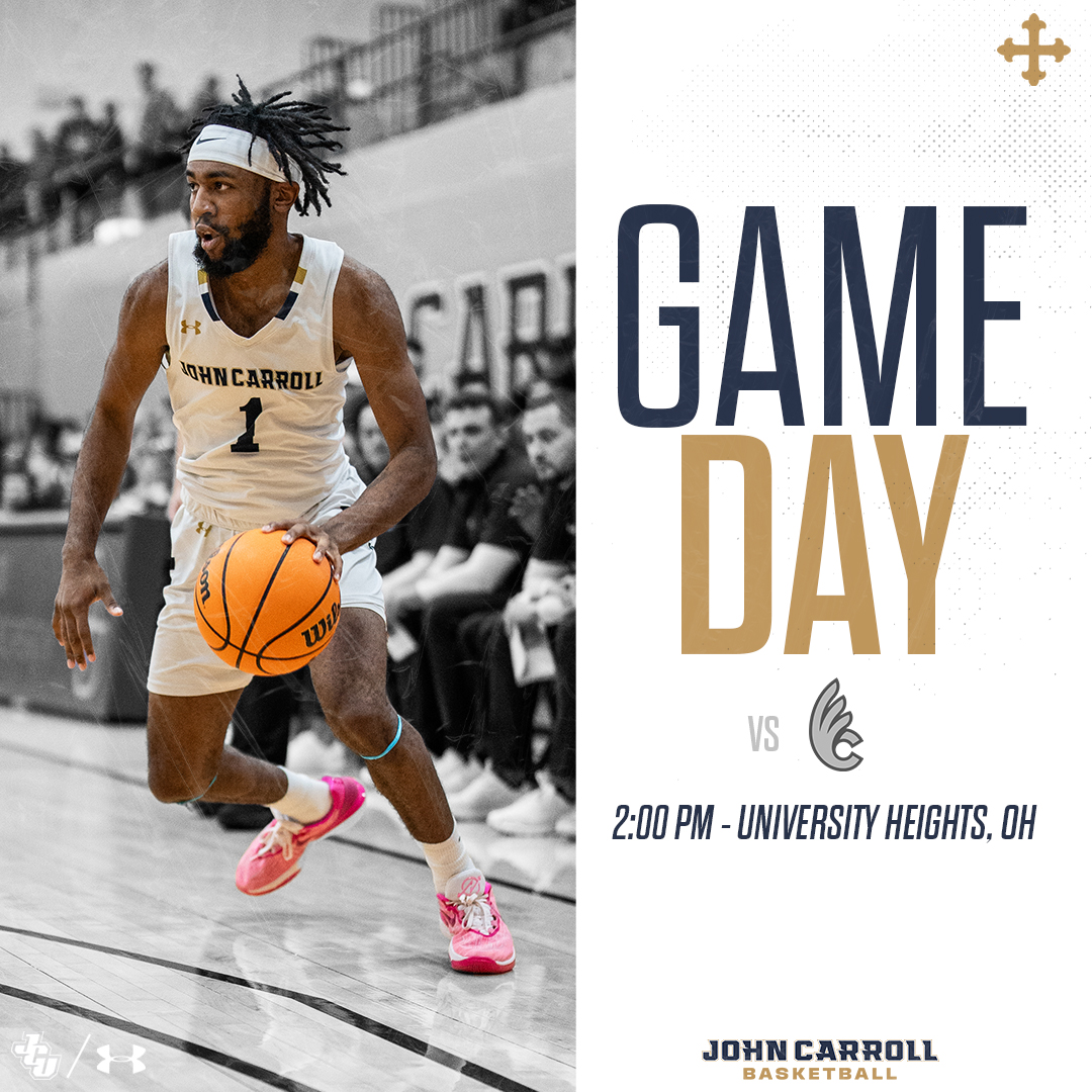John Carroll Sports (@jcusports) on Twitter photo HOME GAMEDAY!
Great chance to see your #1 Blue Streaks play at the DeCarlo Center! Remember that it's Gesu Community Day, so all folks wearing <a href="/Gesu_Athletics/">Gesu Athletics</a> gear get in free!
📊 jcusports.com/sidearmstats/m…
📺 JCUSports.com/live
#OnwardOn ⚡️ <a href="/JCUMensHoops/">JCU Men's Basketball</a> HOME GAMEDAY!
Great chance to see your #1 Blue Streaks play at the DeCarlo Center! Remember that it's Gesu Community Day, so all folks wearing <a href="/Gesu_Athletics/">Gesu Athletics</a> gear get in free!
📊 jcusports.com/sidearmstats/m…
📺 JCUSports.com/live
#OnwardOn ⚡️ <a href="/JCUMensHoops/">JCU Men's Basketball</a>