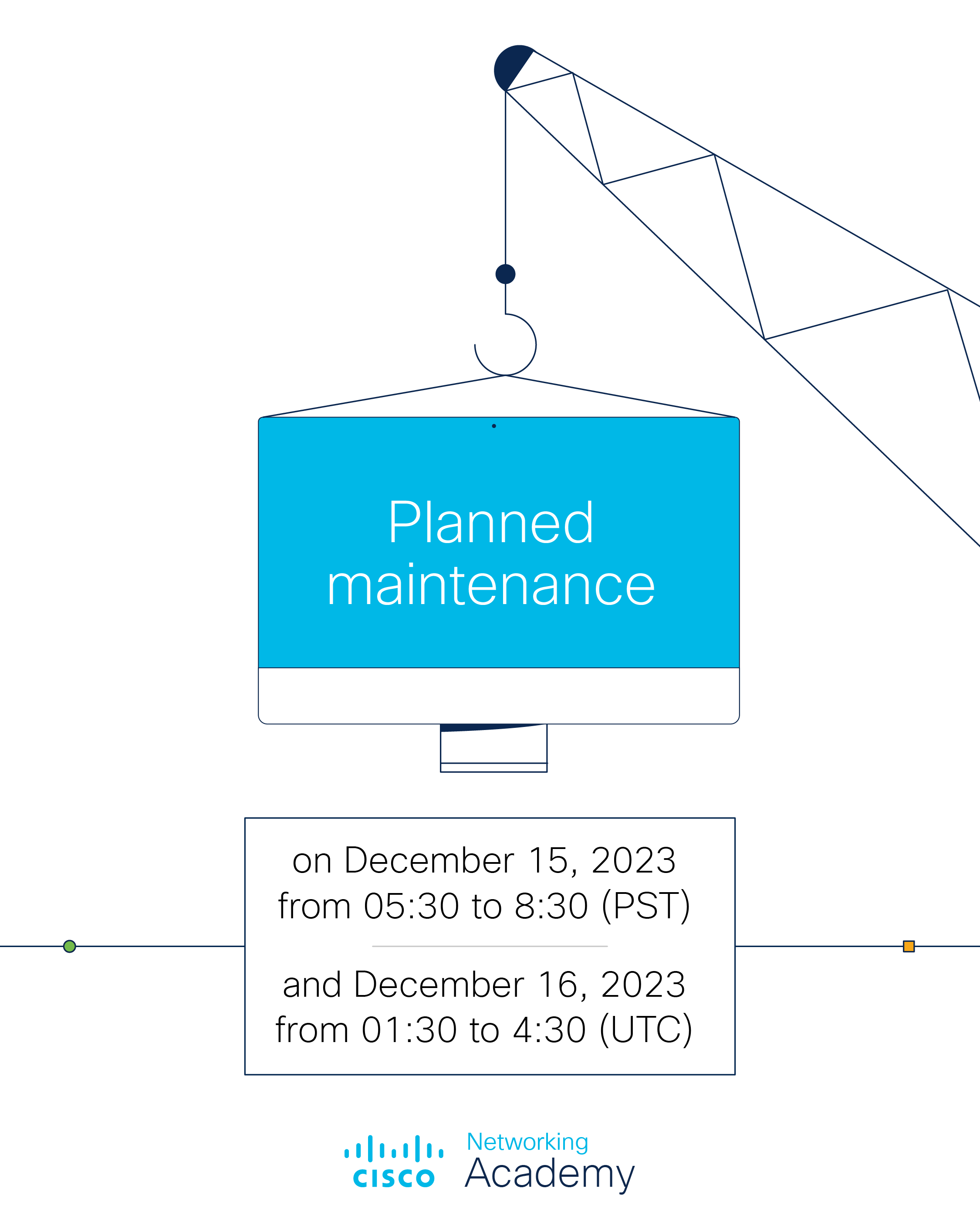 Networking Academy on X: 🚨 Attention #SkillsForAll will be unavailable  due to scheduled maintenance for three hours this Friday. October 27, 2023  from 5:30-8:30 PM PDT (Saturday, 28 October, 2023, 12:30 am