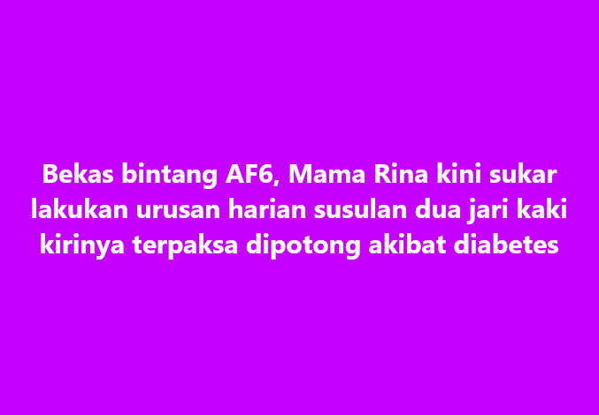 SinarOnline's tweet photo. Mama Rina AF6 mohon bantuan, tiada sumber pendapatan
#sinarharian #mamarina #AF6