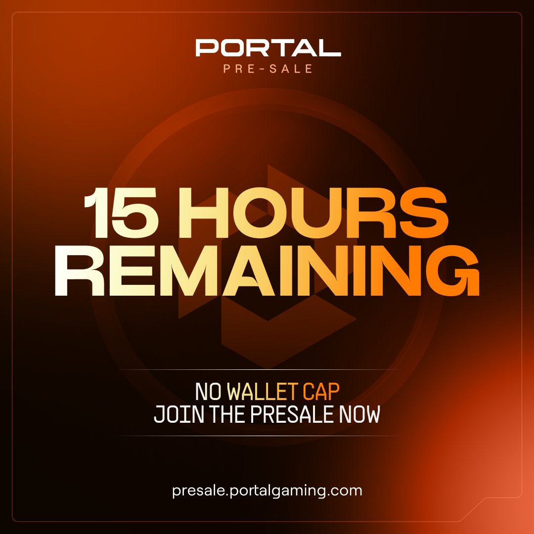 All of the Portal team are incredibly grateful to have so many of you join the community. We're on a journey to build Web3 gaming into the mega platform shift we know it should be. We have so much in store to show you over the coming months. Join us: presale.portalgaming.com