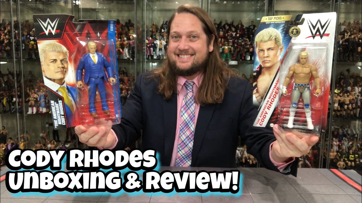 Cody Rhodes Basic 140 & Top Picks Unboxing & Review! youtu.be/89z6yTqzxYw?si… #cody #codyrhodes #raw #smackdown #wwe #wwf #toys #toyreview #toy #actionfigures #toystagram #actionfigure #aew #mattel #wrestlingfigs #elitesquad #rhodes #wrestlingfigs #wrestlingfigures