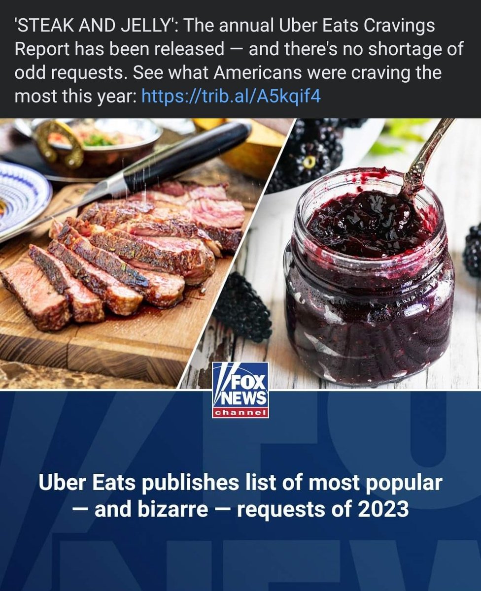 eatinerni's tweet image. Steak &amp;amp; Jelly #isthisathing