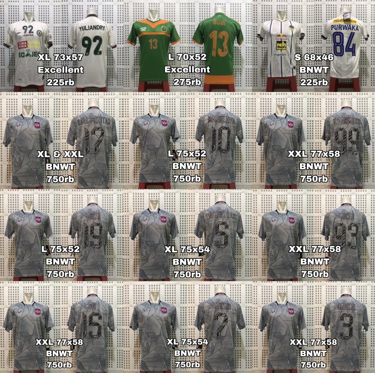 #jersey4sale BUY 2 FREE 1 JERSEY PERSIB. Size &amp; harga tertera. WA: 081218129440. thx

<a href="/jerseysneil/">#lelangsneil</a> <a href="/fieldersftbl/">Fielders Football</a> <a href="/futebolre/">Futebol Originale</a> <a href="/Reds_Flare/">RedsFlare</a> <a href="/equilibrium_46/">Authentic Corner</a> <a href="/BaliFootballShp/">Football in Paradise</a> <a href="/RCJerseyOri/">#RCJerseyOri Football Shop</a> #JerseyLigina <a href="/Jerseyforum/">Si Paling Jersey</a>