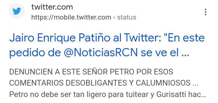 Por ejemplo el señor, Jairo Enrique Patiño, detractor del presidente @petrogustavo sigue como director de noticias de @rctv