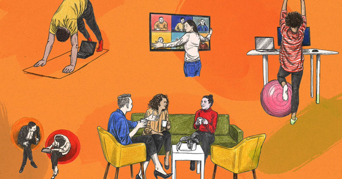 Microsoft's tweet photo. With hybrid work, how should we choose our in-office days?

Check out 5 use cases that help define when and why your team should come together for in-person collaboration: https://t.co/UhZFFStdZ8