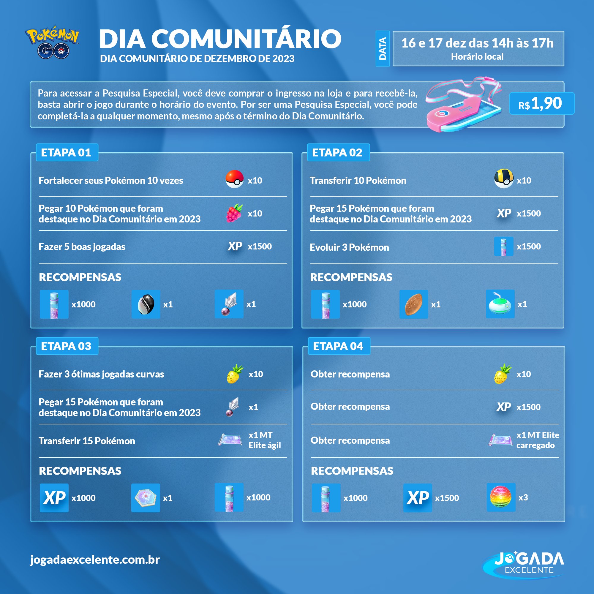 Jogada Excelente on X: O Dia Comunitário de agosto acontece nesse