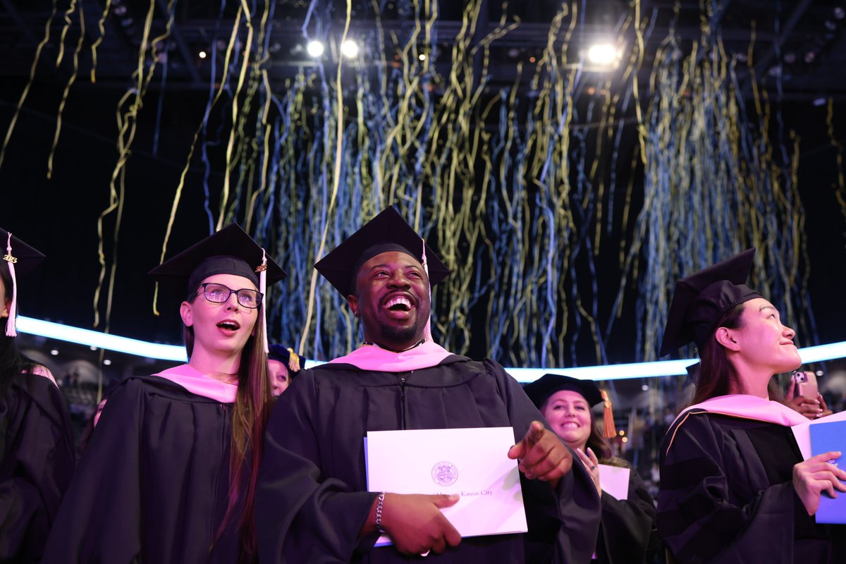 “Let curiosity lead you to places of knowledge that you might not have considered.” - Esther George, UMKC alumna and 2023 Mid-Year Commencement speaker #UMKCGrad | #RooUp