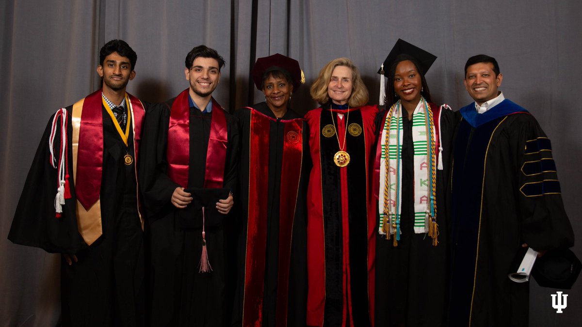 IUBloomington's tweet photo. Some of our favorite photos from one of our favorite days of the year. Congrats to our new Hoosier graduates! ❤️🩶❤️🩶 https://t.co/Axyjyh47Xp