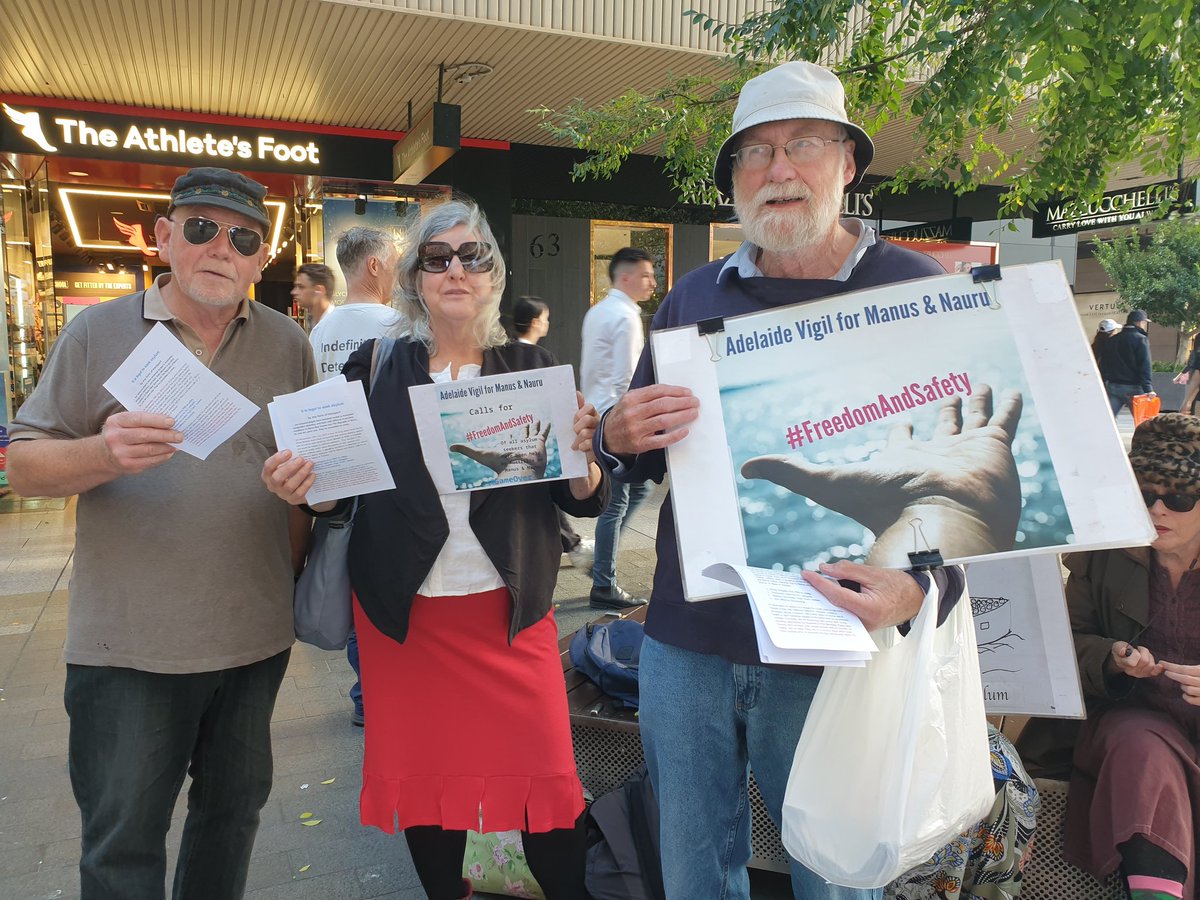 Adelaide Vigil for Manus and Nauru tweet media