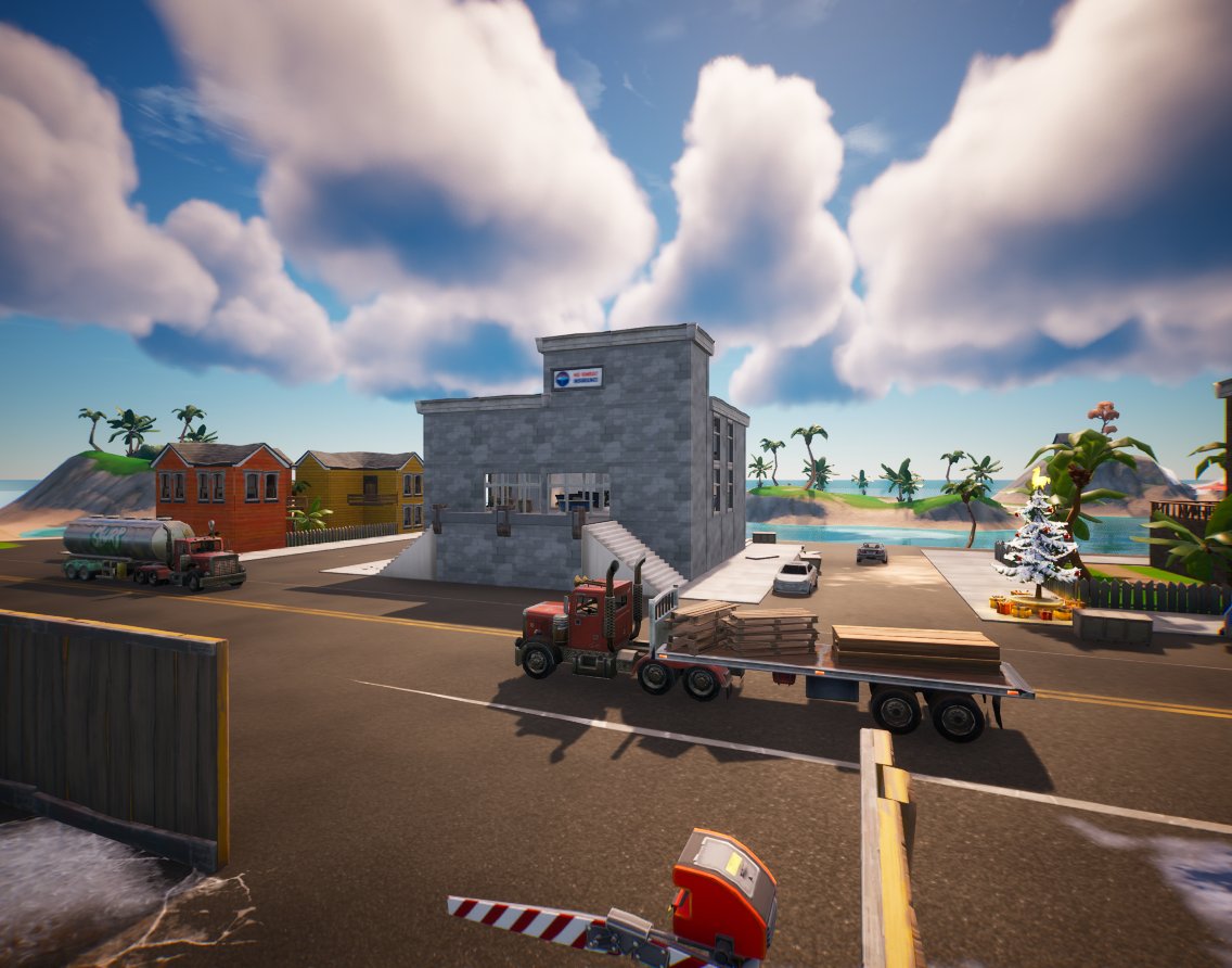 FusionCreates's tweet image. New Update is out!  

🔗0125-3088-6518 🗺️ 

- Updated Minimap  

- Added Snowy Trees  

- No sweat insurance building is now unfrozen at 
Salty Sands!

#Fortnite #UEFN #FortniteBigBang