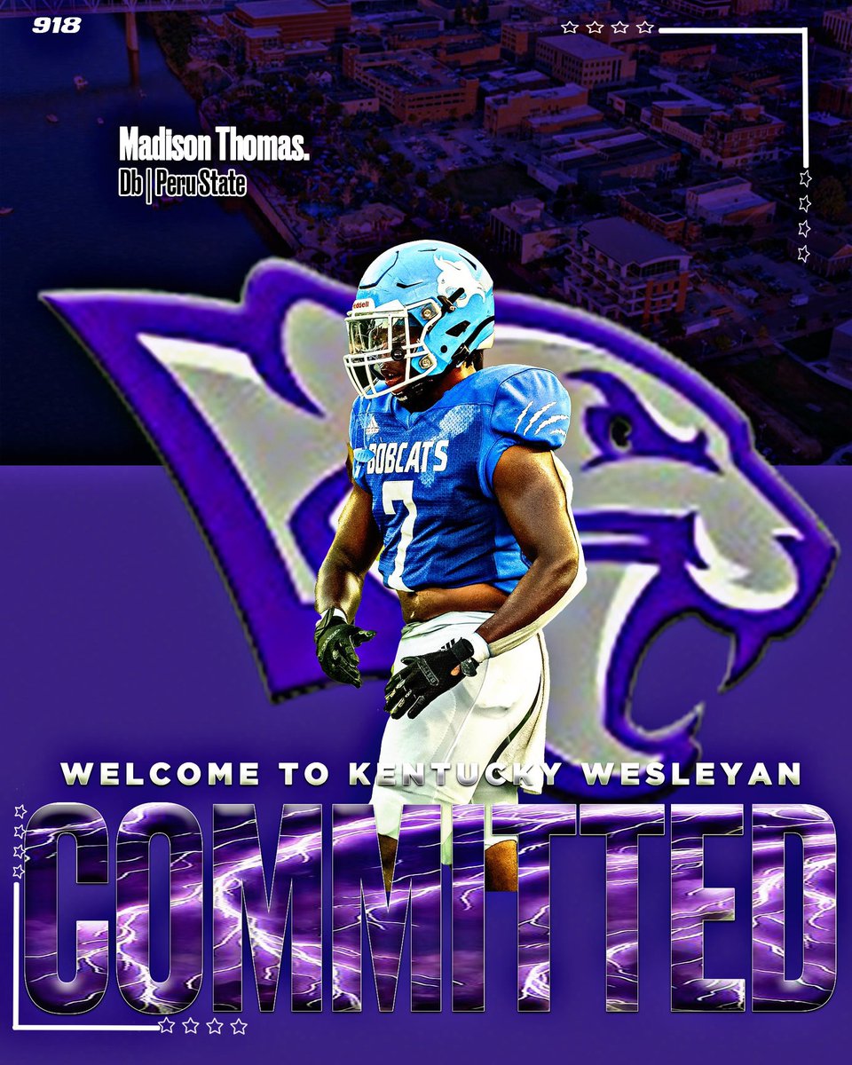 Madison Thomas (@madisont22) on Twitter photo AGTG!! I have officially committed to Kentucky Wesleyan Unv.(D2) Lets go to Work.<a href="/CoachYoung41/">Coach Tyrone Young Jr. II ™</a> <a href="/CoachFrase/">Brandon Frase</a> <a href="/CoachJMike/">Coach JMike Williams</a> <a href="/ApostleMcCreary/">Tyronne McCreary</a> <a href="/kwc_football/">Kentucky Wesleyan Football</a> AGTG!! I have officially committed to Kentucky Wesleyan Unv.(D2) Lets go to Work.<a href="/CoachYoung41/">Coach Tyrone Young Jr. II ™</a> <a href="/CoachFrase/">Brandon Frase</a> <a href="/CoachJMike/">Coach JMike Williams</a> <a href="/ApostleMcCreary/">Tyronne McCreary</a> <a href="/kwc_football/">Kentucky Wesleyan Football</a>