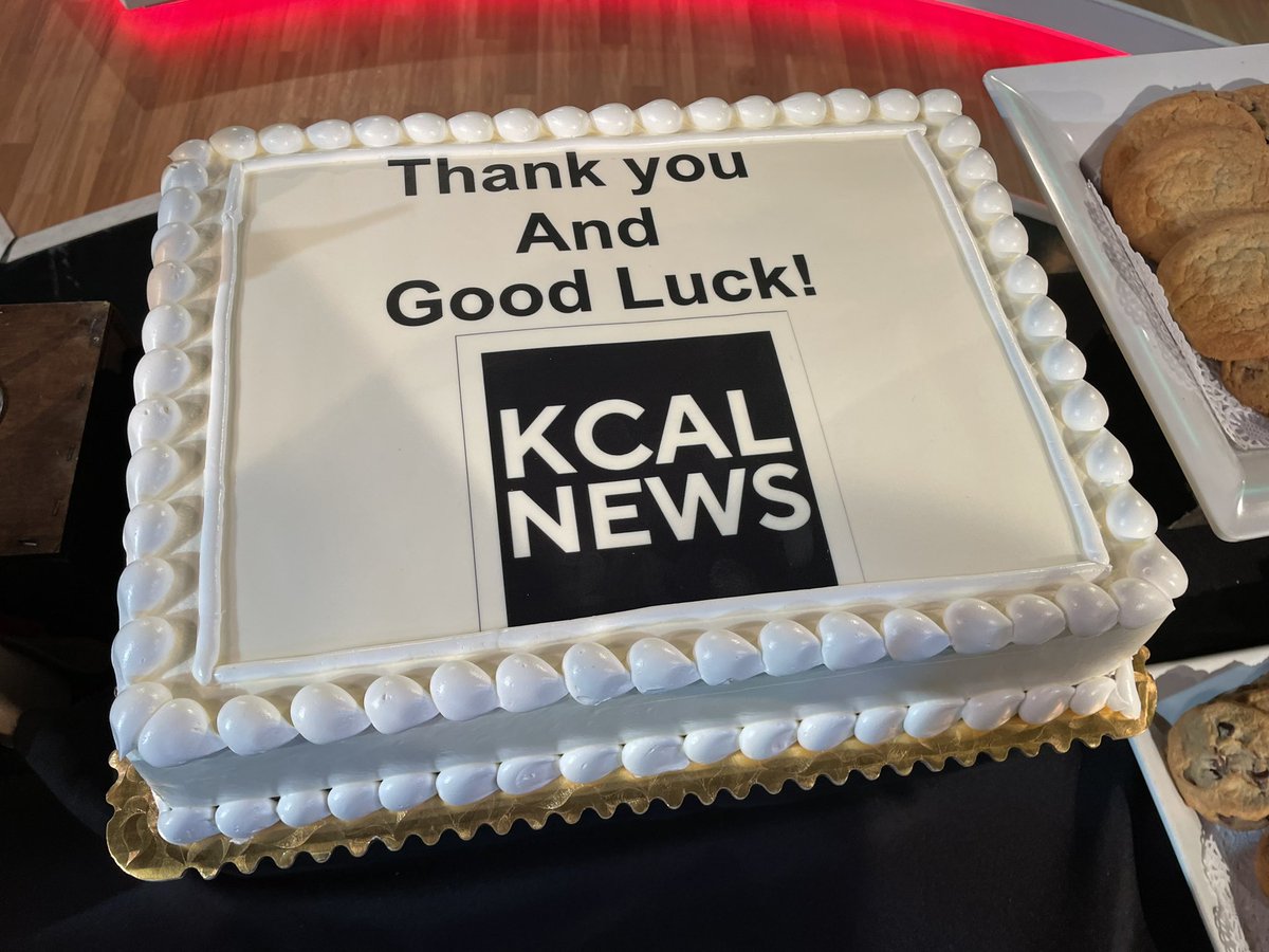 Happy retirement to all these news pros. Will miss you all. 
#kcalnews #cbsla #cbs2 #kcal9 #columbiasquare #radford