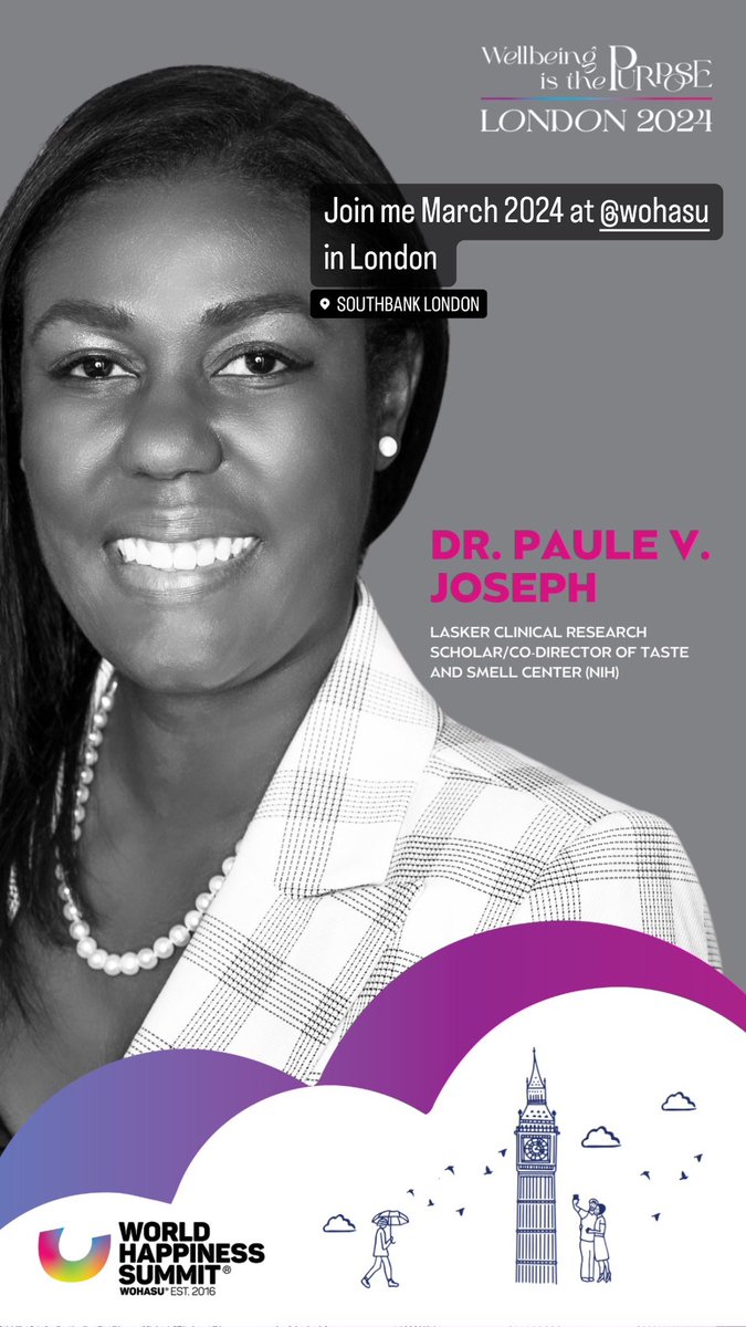 Paule Joseph, PhD, MBA, CRNP, FAAN (@dr_paulevj) on Twitter photo Exciting News! 🌟 Join me at 6th The World Happiness <a href="/WOHASU/">WOHASU® (World Happiness Summit)</a> Summit on March 19-20, 2024 in London. Let’s explore the power of PURPOSE, a key to increased wellbeing. #wohasu2024 #PurposeAndWellbeing #ExplorePurpose #WellbeingJourney #PurposeDriven #InspireChange #PathToWellness Exciting News! 🌟 Join me at 6th The World Happiness <a href="/WOHASU/">WOHASU® (World Happiness Summit)</a> Summit on March 19-20, 2024 in London. Let’s explore the power of PURPOSE, a key to increased wellbeing. #wohasu2024 #PurposeAndWellbeing #ExplorePurpose #WellbeingJourney #PurposeDriven #InspireChange #PathToWellness