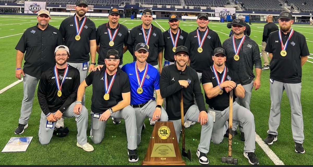 I can’t think of a better coaching staff that I have ever been on and I have been on some really good ones over my 30 year career but none better than this one.  Thank
you men, or should I say, thank you my brothers:)