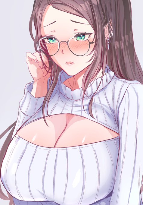 ニットのお姉さんです 