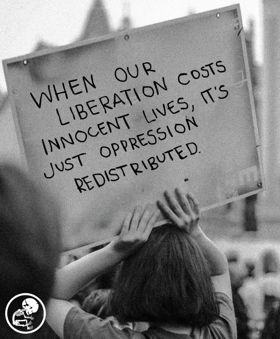 We cannot buy our liberation with the blood of our children. #abolishabortion