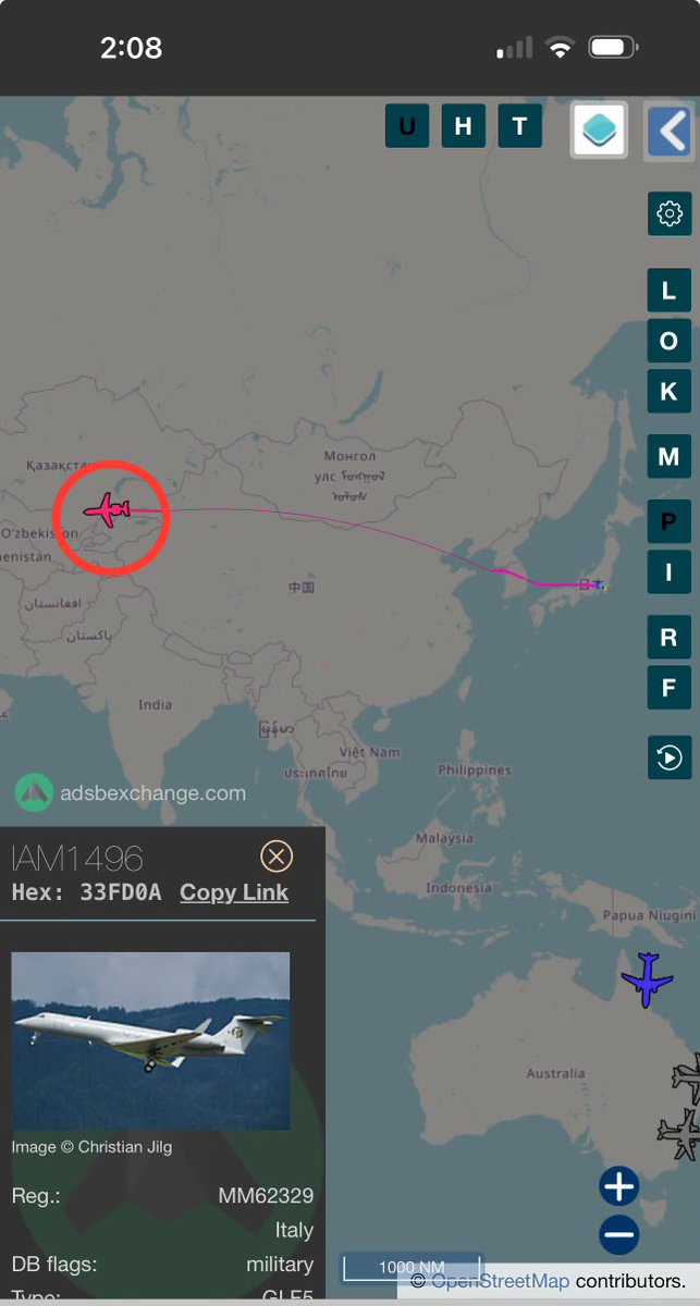 Italy comes to the U.S. Italy was in Israel. Army Manual 2019 told what was to come with Subterranean Conflicts in Israel. Italian Military Senior Official Aircraft flies over China and Kazakhstan today. 👉🏻 Nope. Not if “China” was an enemy and “they’re taking over the…