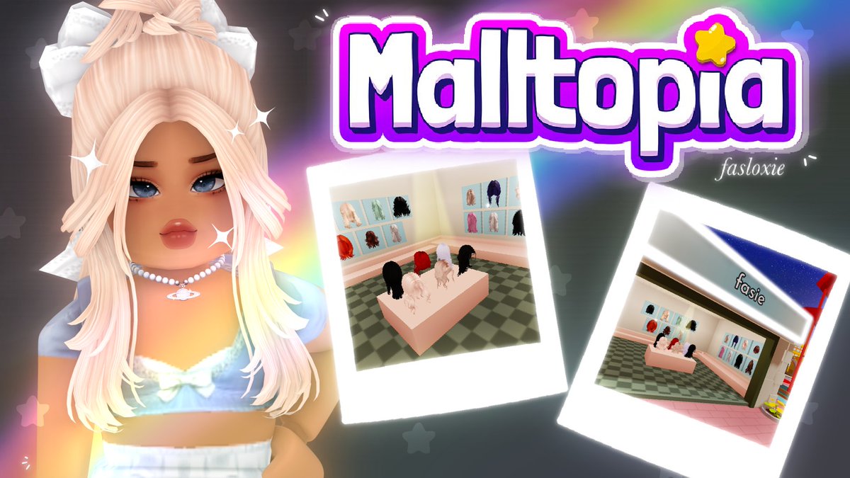 🛍️ I'm so excited to announce that you can find my store at the @TheGang_Gaming latest game, Malltopia.

- Explore the stores here: bit.ly/3RBusl7

#roblox #robloxdev #robloxugc #robloxart #blender