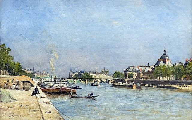 Paris, the Pont des Arts
by Stanislas Lépine
in 1883
at Fondation Bemberg 🇫🇷  

#Paris #Parisjetaime #visitparisregion #ExploreFrance #France #pontdesarts #lovelockbridge #Seine #stanislaslepine