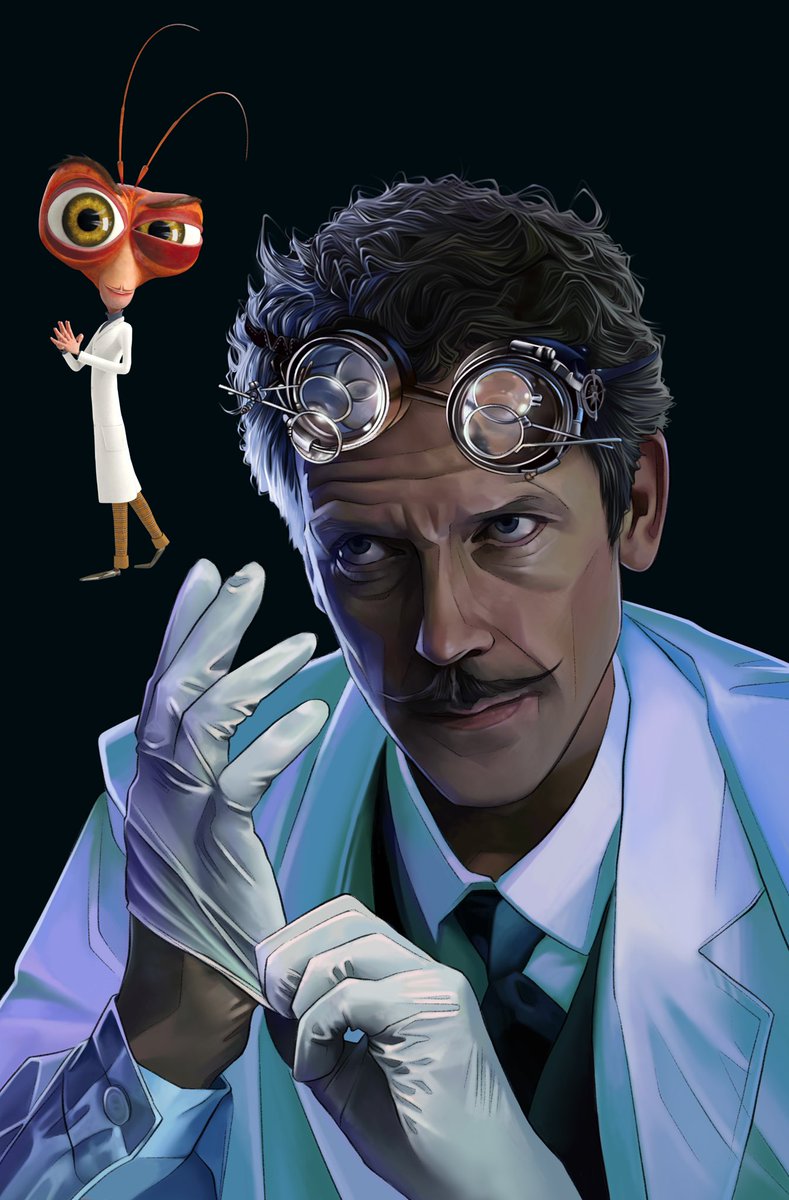 leesirabella's tweet image. dr. Cockroach from Monsters VS Aliens fanart in 2023?
…..well, yes!