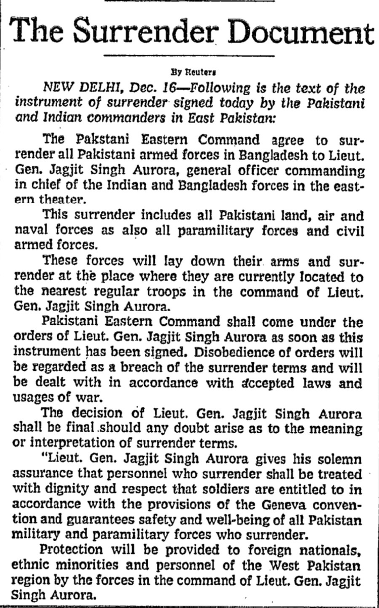 BSF_India's tweet photo. 16 Dec 1971 
Saluting the courage, valour &amp; sacrifices by Indian Armed Forces &amp; Mukti Bahini during the Bangladesh Liberation Struggle. 

#VijayDiwas #LiberationofBangladesh #1971War #BSF1971 #ThisDayThatYear https://t.co/qPpx8YvqZz