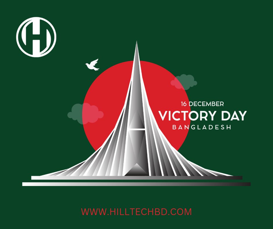 Happy Victory Day of Bangladesh
#16thDecember 
#victory #victoryday #Bangladesh 
#Engineering #Consultancy #Project_profile #homeappliances #homeappliance #airconditioner #refrigerator #freezer #LEDTV #washingmachine #Production 
#Assembly #Manufacturing 
#Hilltech #Hilltechbd