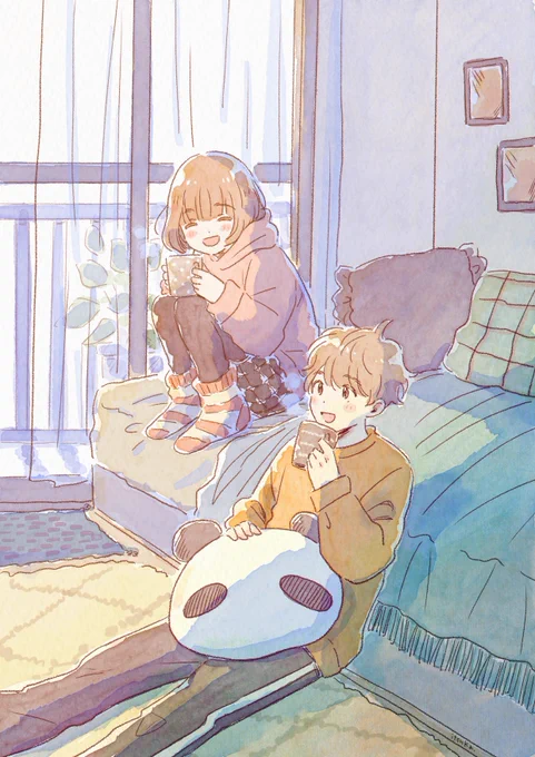ほっとする 