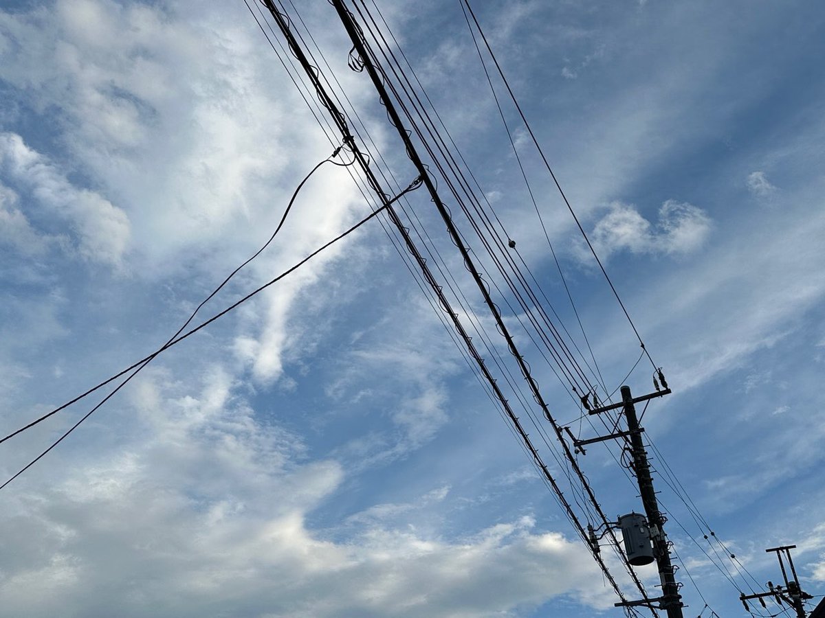 cloud no humans sky scenery power lines outdoors utility pole  illustration images