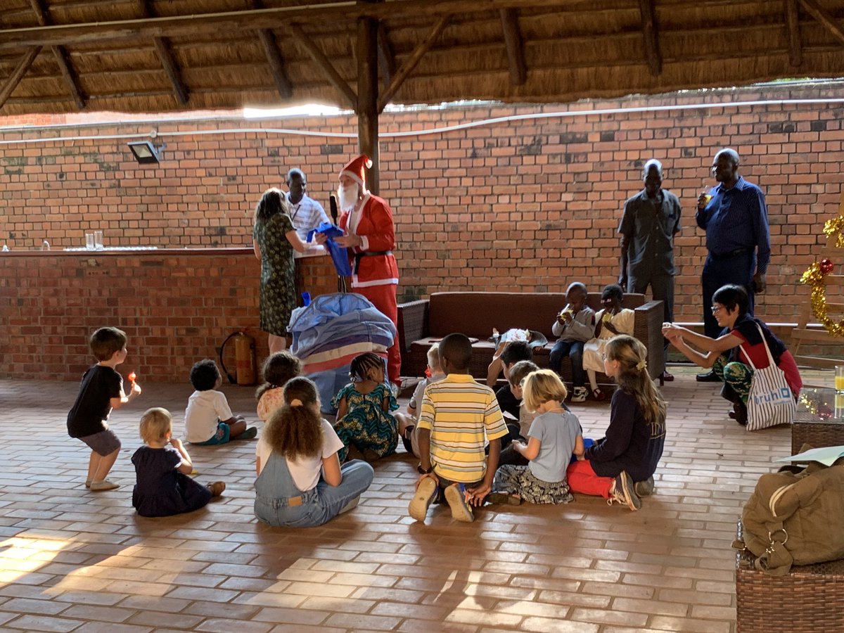 XavierSticker's tweet photo. Santa came down a few days early to spend some time with us at the embassy. The children were thrilled and the adults delighted to be together as we are getting close to the end of the year.  A very happy festive season to all! https://t.co/iIEyFQ2pIW