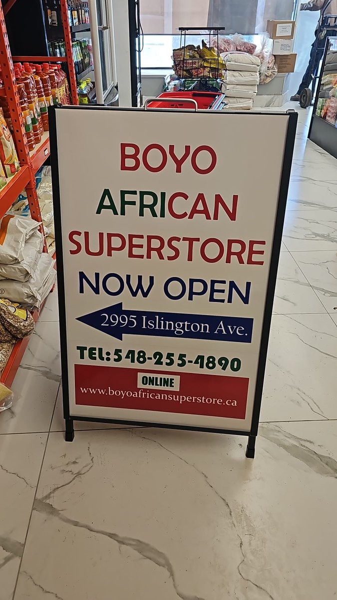 We are open to service all your grocery needs. Walk into our shop if you are in Toronto. Our prices are unmatched 👌#Ghanaiansintoronto #nigeriansintoronto #nigeriansincanada