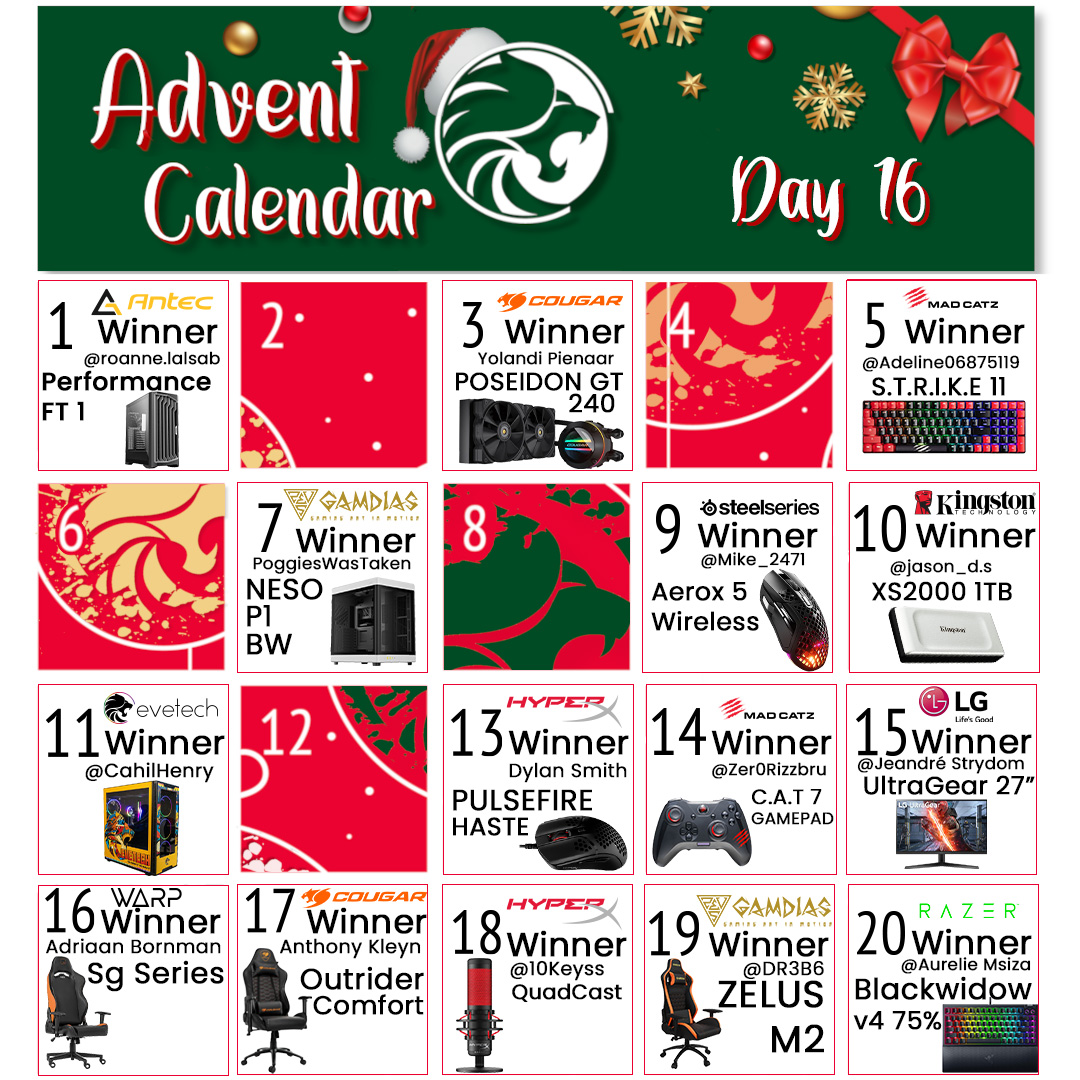 🎁🎤Let your voice be heard! Congratulations to the Winner on Twitter- <a href="/10Keyss/">XKeys</a>  who chose box number 18, You have won a HyperX Quad Cast USB Condenser Gaming Microphone! Big Thanks to <a href="/HyperX/">HyperX</a> for sponsoring today's giveaway!🎤🎁

Day 16 : "The journey of a thousand miles begins