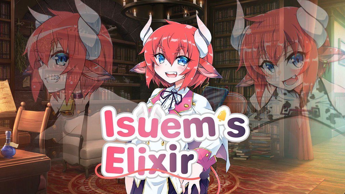 We're excited to reveal that we will release Isuem's Elixir by CLEAR-ABYST (@narakusakamune)! Remember to add it to your wishlist to get ready for the release! Isuem's Elixir on Steam: store.steampowered.com/app/2647920/Is…