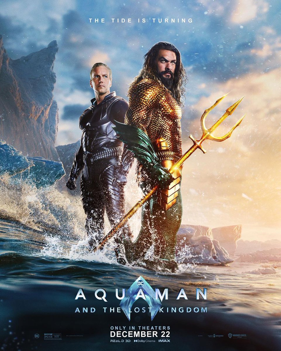 It’s time for Atlantis to rise. 🔱

#AquamanAndTheLostKingdom releasing at #NYCinemas on December 22

#Aquaman2 #jasonmamoa #dcmovies #Aquaman  #nycinemas #fortheloveofcinema #movies #films #entertainment #dcuniverse #MoviePoster