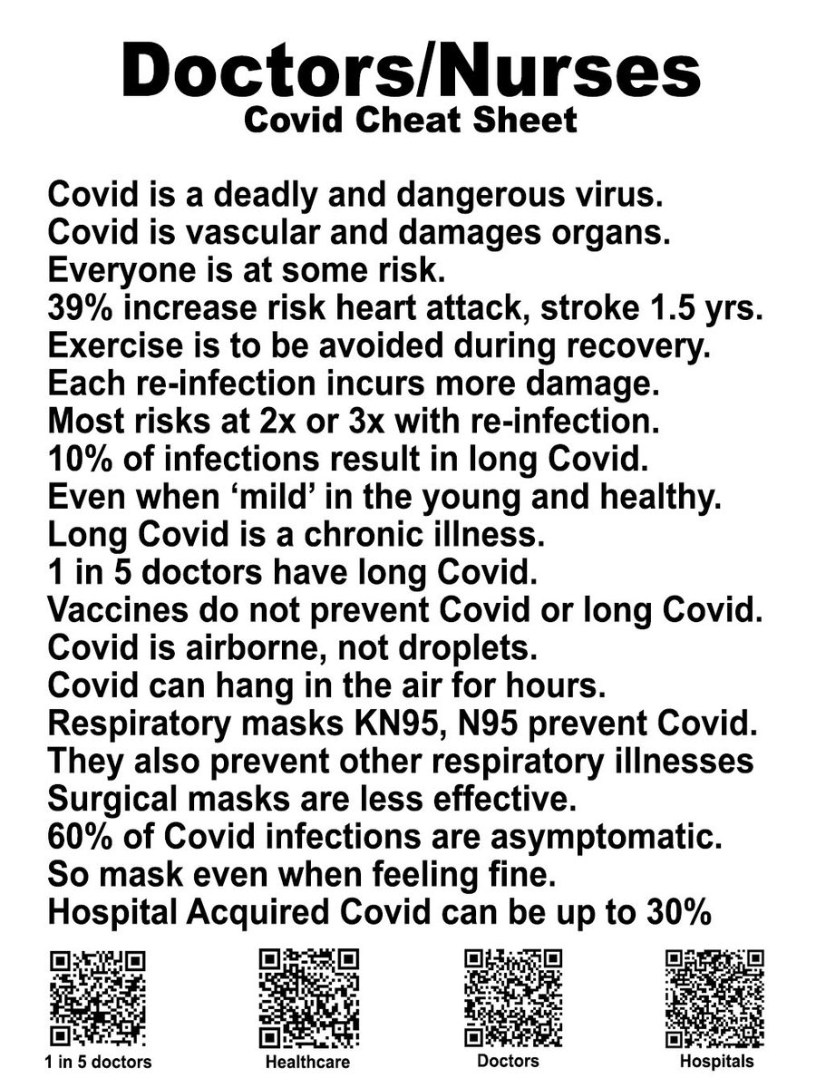 scott_squires's tweet image. Hand this to your unmasked doctor or print and leave a copy or two in the waiting room.