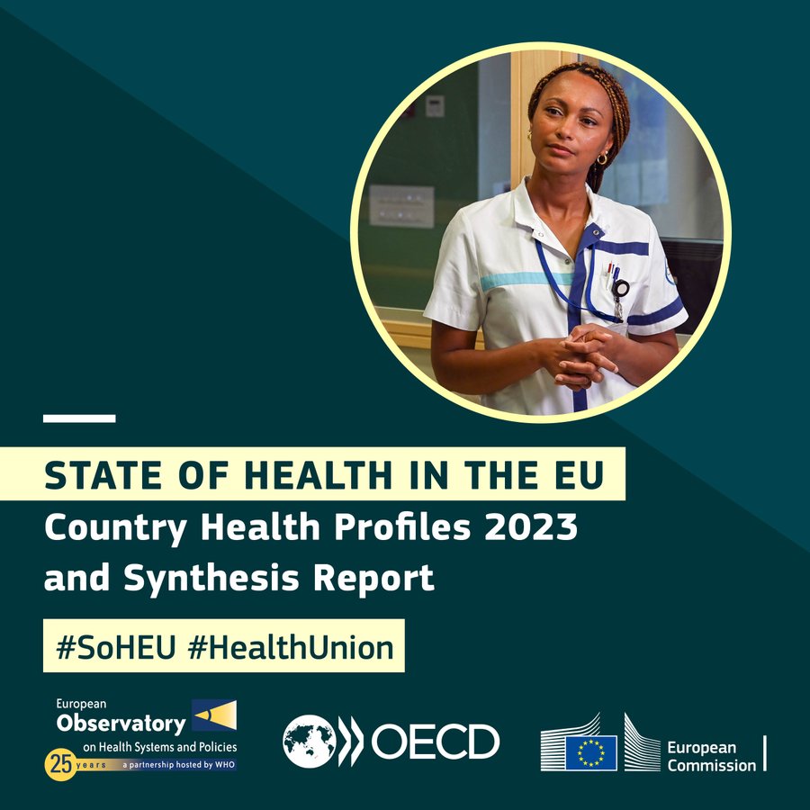 🎉Results of the 2023 edition of the #SoHEU report are encouraging, showing how EU has responded to the need and demand for more resilient, robust and equitable health systems 📈 👀 Read the press release and find all reports here: ec.europa.eu/commission/pre… #HealthUnion