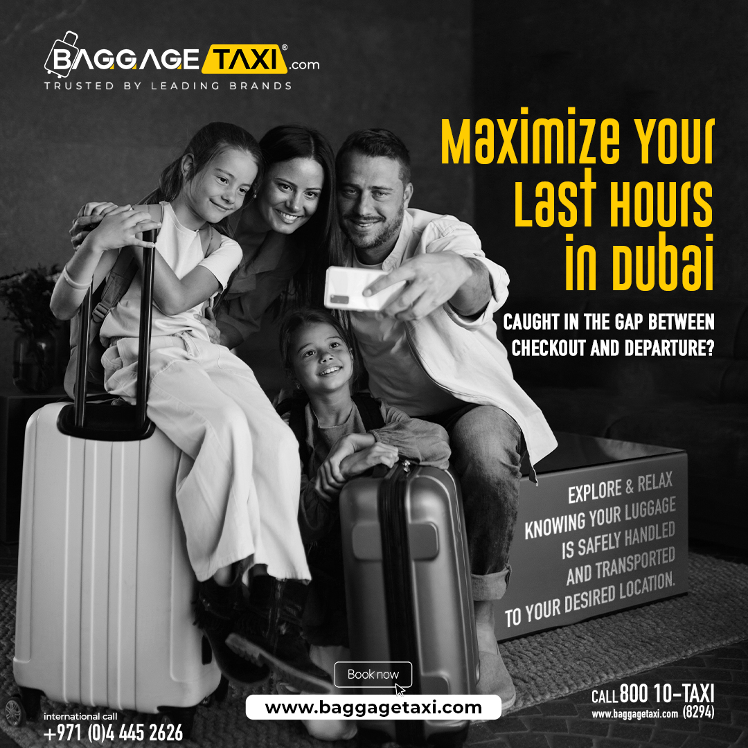 BaggageTaxi's tweet photo. Maximize your time in Dubai. Us BaggageTAXI to handle your luggage so that you can explore, dine, or relax without any worries.e
#baggagetaxi #luggagestorage #baggagestorage
#dubai #uae #travel #airline https://t.co/x5sZP1XNmp