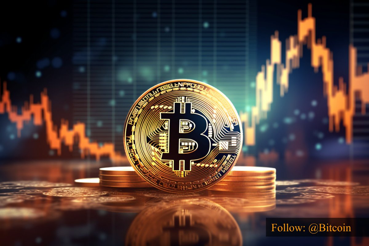 Bitcoin's tweet image. Market trends may dance and change, but #Bitcoin remains the timeless maestro of financial resilience. 📈💫 #BitcoinForever #MarketMoves