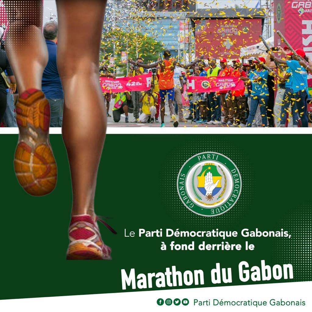 #Marathon_du_Gabon « Si tu veux courir, cours un kilomètre. Si tu veux changer ta vie, cours un marathon. » Emil Zatopek #Gabon #PDG