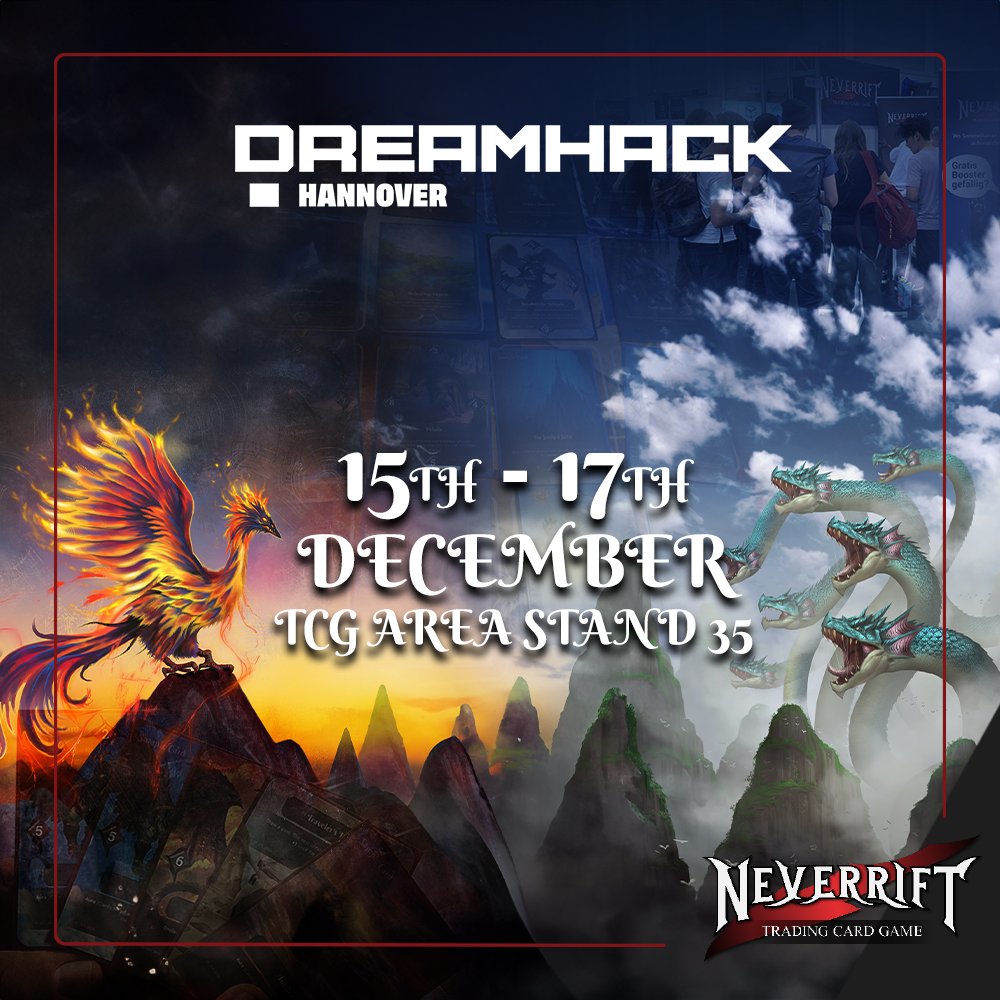 Yo Tamers! We are currently attending Dreamhack 2023 in Hannover, where you can locate us at Booth 35 within the TCG Freeplay Area. We invite you to visit us and explore our assortment of decks and playmats, ensuring an exceptional gaming experience. 

 #TCG #Dreamhack2023